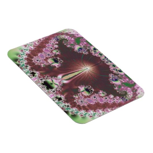 Omvat in Roze Abstracte Magnet Magneet (Rechterzijde)