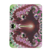 Omvat in Roze Abstracte Magnet Magneet (Verticaal)