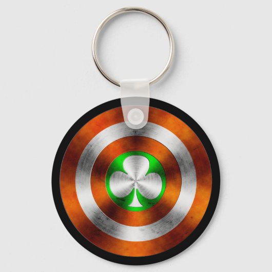 Omvergooien van Ierland Sleutelhanger (Voorkant)