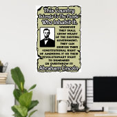 omverwerping van de regering poster (Thuiskantoor)