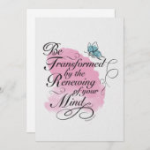 Omvormen en vernieuwen - Romeinen 12 : 2 (Voorkant / Achterkant)