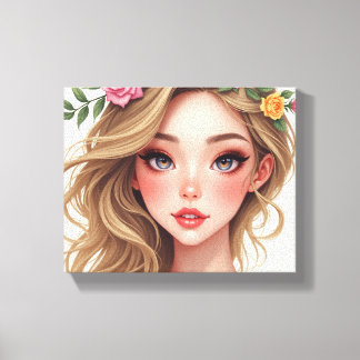 Omwikkeld canvas (C.C) Afdruk