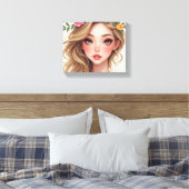 Omwikkeld canvas (C.C) Afdruk (Insitu (Slaapkamer))