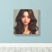 Omwikkeld canvas (C.C) Afdruk (Insitu (Houten vloer))