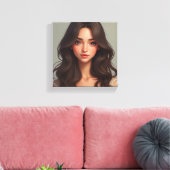 Omwikkeld canvas (C.C) Afdruk (Insitu (Woonkamer))