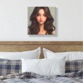 Omwikkeld canvas (C.C) Afdruk (Insitu (Slaapkamer))