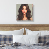 Omwikkeld canvas (C.C) Afdruk (Insitu (Slaapkamer))