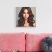 Omwikkeld canvas (C.C) Afdruk (Insitu (Woonkamer))