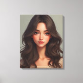 Omwikkeld canvas (C.C) Afdruk (Voorkant)