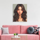 Omwikkeld canvas (C.C) Afdruk (Insitu (Woonkamer))