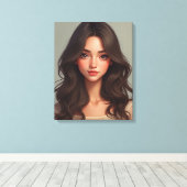 Omwikkeld canvas (C.C) Afdruk (Insitu (Houten vloer))