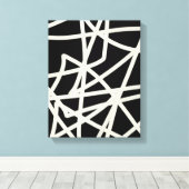 omwikkelde canvas moderne abstracte kunst met chic (Insitu (Houten vloer))