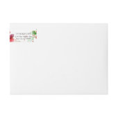 Omwikkelen | Kerst Waterverf Red Poinsettia (Voorkant)