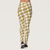 Omwikkelen uzelf - Gold Bow-Leggings Leggings (Achterkant)