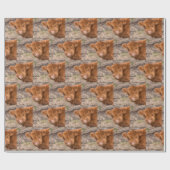 Omwikkeling van hobbykoe cadeaupapier (Vlak)