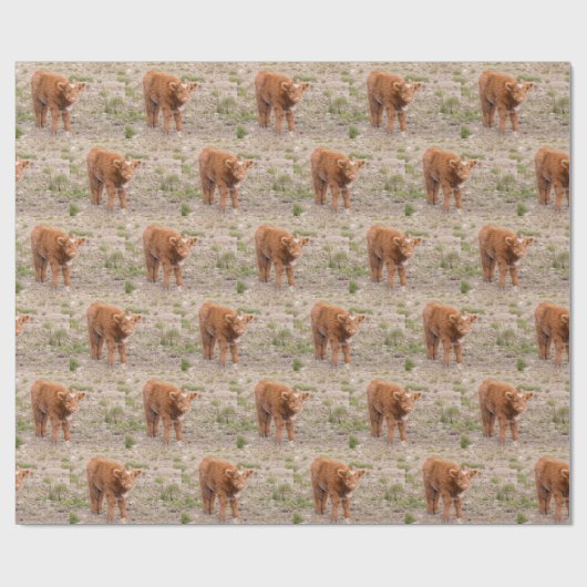 Omwikkeling van hobbykoe cadeaupapier (Vlak)