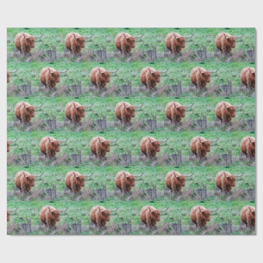 Omwikkeling van hobbykoe cadeaupapier (Vlak)