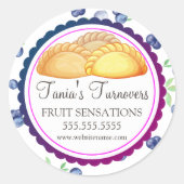 Omzetbakkerijzegels Ronde Sticker (Voorkant)