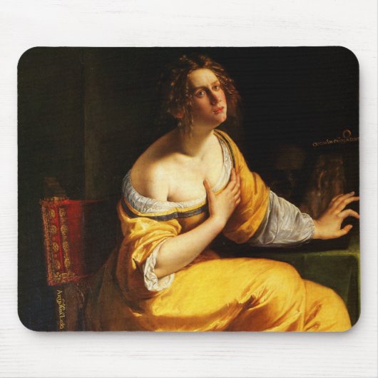 Omzetting van de Magdalene - Artemisa Gentileschi Muismat (Voorkant)