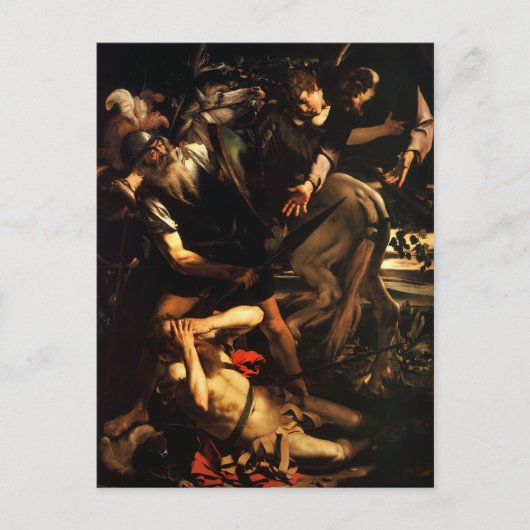 Omzetting van St. Paul door Briefkaart Caravaggio (Voorkant)