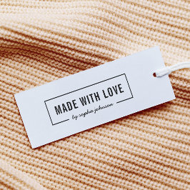 Omzoomd Moderne Vet & Script Naam Gemaakt met Lief Zelfinktende Stempel