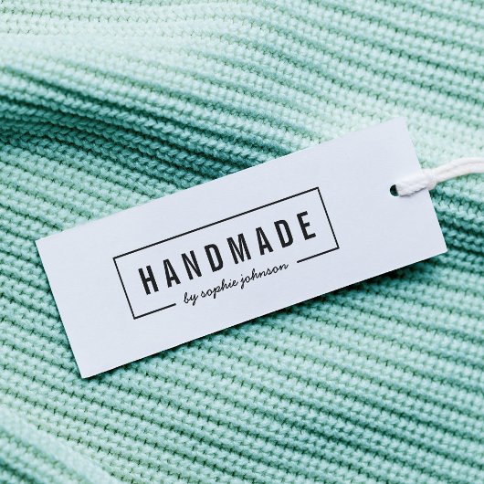 Omzoomd Moderne Vet & Script Naam Handgemaakt Zelfinktende Stempel