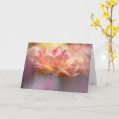 Omzoomde Roze Tulp Kaart (Gele Bloem)