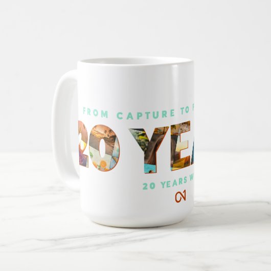 ON1 20e Jubileum Mok (Voorkant links)