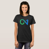 ON1 (Blauw Groen) Logo Vrouwen T-shirt (Voorkant volledig)