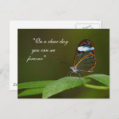 "On a Clear Day"-ontwerp voor het glasseren van vl Briefkaart (Voorkant / Achterkant)