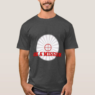 ON A MISSIE Sniper Scope Art Work T-shirt