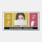 On Air - Podcaster Foto - Retro Podcast Bureaumat (Keyboard & Muis)