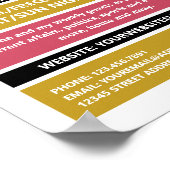 On Air - Podcaster Foto - Retro Podcast Poster (Hoek)