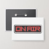 ON AIR studioteeken Button (Voorkant / Achterkant)