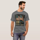 On Back Betsy Ross Flag 250 Years of Liberty 250th T-shirt (Voorkant volledig)