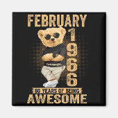 (on Back) February 1966 60th Birthday 60 Years Ted Magneet (Voorkant)