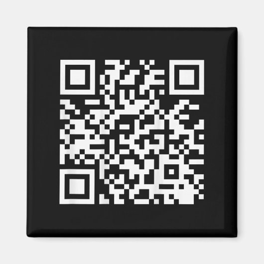 (on Back) Funny Qr Do I Look Like I Give A Fck Cod Magneet (Voorkant)