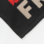 On-back God Family Country Dom Patriotic Christian Fleece Deken (Hoek)