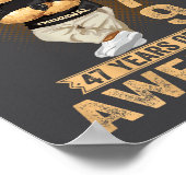 (on Back) January 47th Birthday Men Women 1979 Ted Poster (Hoek)