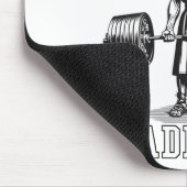 (on Back) Jesus The Deadlifter Jesus Deadlifting Muismat (Hoek)