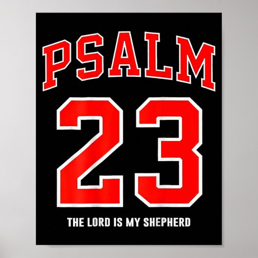 (on Back) Psalm 23 The Lord Is My Shepherd  Poster (Voorkant)