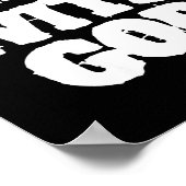 On Back Walk With Jesus God Christian Men Women Sa Poster (Hoek)