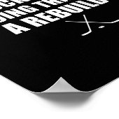 (on Ck) Leave Me Alone My Hockey Team Is Going Thr Poster (Hoek)