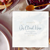 On Cloud Nine Elegante Stofblauwe Papieren Servett Servet