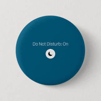 On Don' Disturb Antisocial Introvert Ronde Button 5,7 Cm