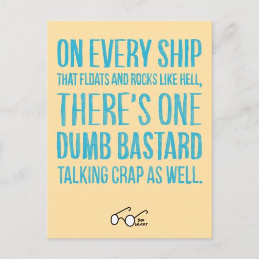 On Every Ship Briefkaart (Voorkant)