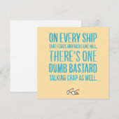 On Every Ship Feestdagenkaart (Voorkant / Achterkant)