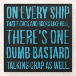 On Every Ship Glazen Onderzetter