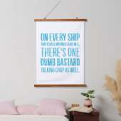 On Every Ship Hangend Wandkleed (Slaapkamer)
