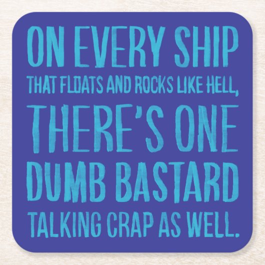 On Every Ship Kartonnen Onderzetters (Voorkant)